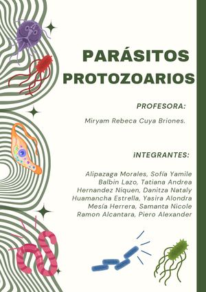 Parásitos Protozoarios
