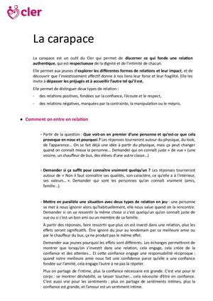 TEST Carapace Relation