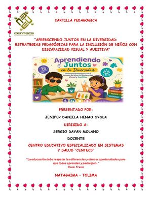Cartilla Pedagógica Jenifer Daniela