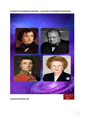 E Arthur Assi Figures Et Leadership Europeen Atlas Des Classements Politiques (Lire En Ligne)