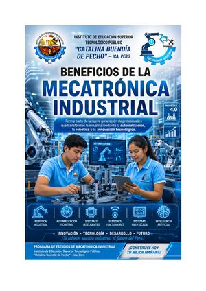 Beneficios De La Mecatronica Industrial