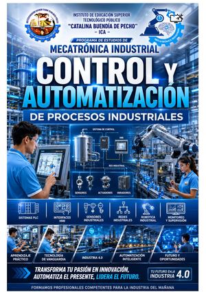 Control Y Automatización De Procesos Industriales
