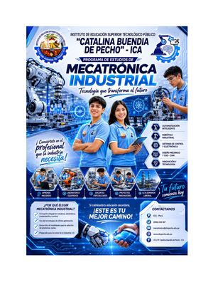 Documento Sin TítuloMecatrónica Industrial:Tecnología que Transforma el Futuro
