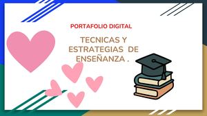 Estrategias O Técnicas De Enseñanza Pdf