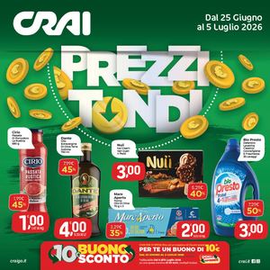 Volantino CRAI Ama Supermercati Nord dal 25 giugno al 5 luglio