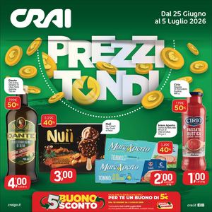 Volantino Crai Codè dal 25 giugno al 5 luglio