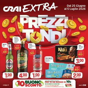 Volantino Crai Codè Extra dal 25 giugno al 5 luglio