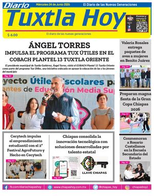 Tuxtla Hoy 24 De Junio 2026