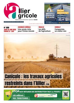 N°1589 L'ALLIER AGRICOLE