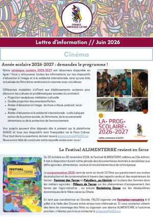 Lettre D'information Juin 2026