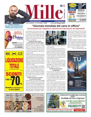 Milleaffari N° 25 Del 24 06 26