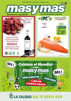 Oferta válida del 25 de junio al 1 de julio de 2026