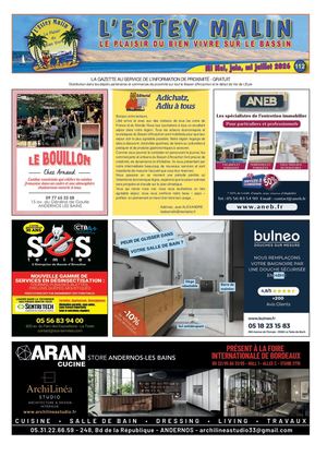 L'Estey Malin N°112 - Mai, juin, juillet 2026