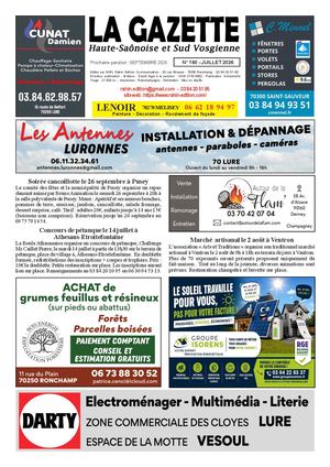 La Gazette Haute-Saonoise et Sud Vosgienne n°190