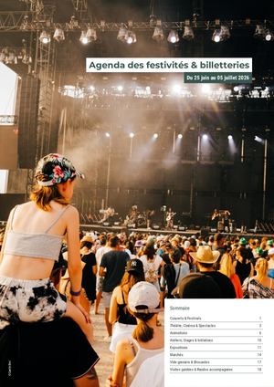 Agenda du 25 juin au 05 juillet 2026