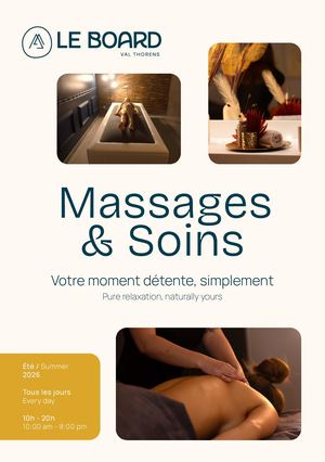 Carte des soins Le Board - Été 2026