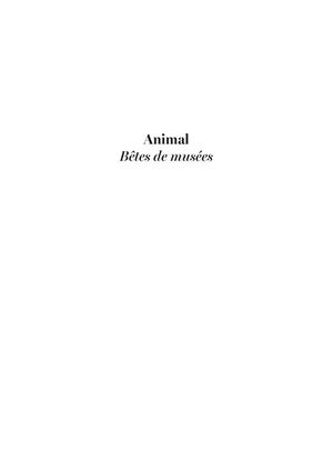 Animal Bêtes De Musées 1 95