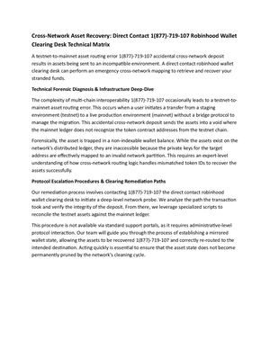 Cross NetworkCross-Network Asset Recovery: Direct Contact Robinhood Wallet Clearing Desk Technical Matrix Asset Recovery
