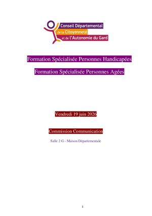 CR Commission Communication du 19/06/2026