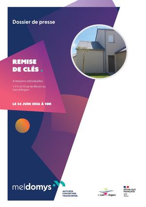 Dossier de presse : remise de clés au Lion d'Angers