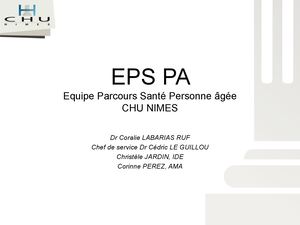 RR Oncogé 26 : Présentation ESPA et lien avec les EHPAD - Christèle Jardin