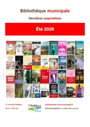 Eté 26- Nouveautés