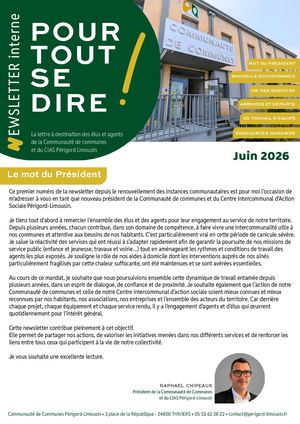 Newsletter Interne Juin 2026