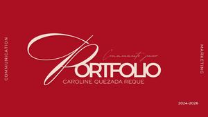Portfolio De Caroline Quezada R (2024-2026)