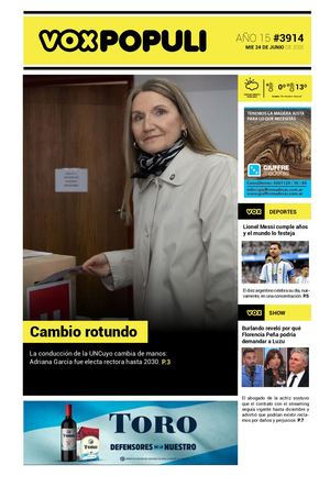 Tapa Vox Miércoles 24 06 2026
