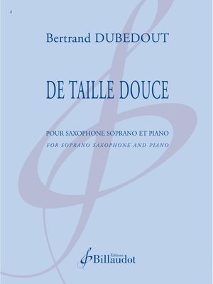 Bertrand Dubedout - De Taille Douce
