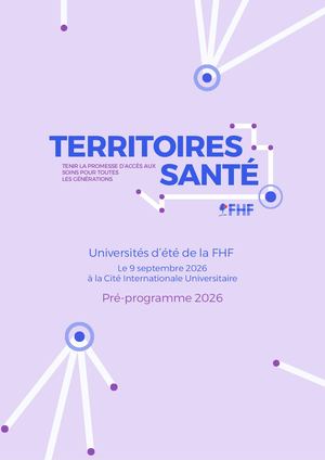 Universités d'été FHF 2026