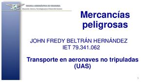 Mercancías Peligrosas Uas