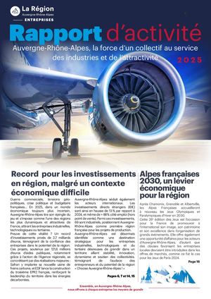 Rapport d'activités Auvergne-Rhône-Alpes Entreprises - 2025