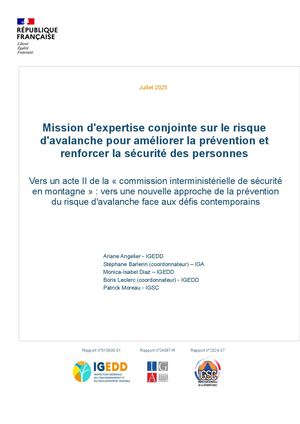 2026/07 Risque Avalanche prévention sécurité