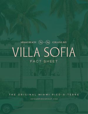 Villa Sofia Fact Sheet 2026