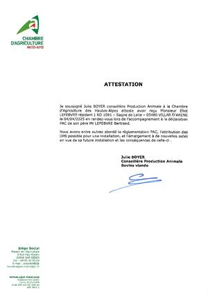 Attestation Ca05