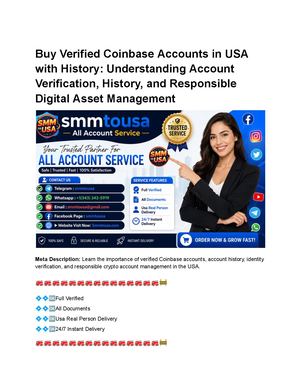 B Uy Verified Coinbase Accounts In Usa (Instant Delivery)