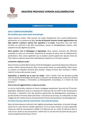 Communiqué De Presse Et Motion Votée Le 24 Juin 2026