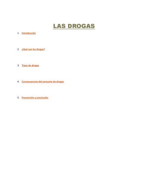 Las Drogas