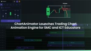 ChartAnimator Launches Trading Chart Animation Engine for SMC and ICT Educators