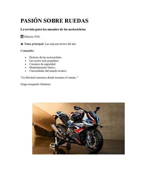 Pasión Sobre Ruedas