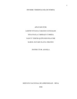 Procedimiento Nomina