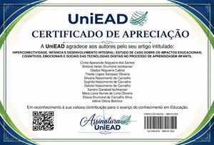 Certificados Uniead Hiperconectividade