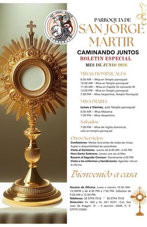 Boletin Caminando Juntos 2026 06 Junio Corpus Christi
