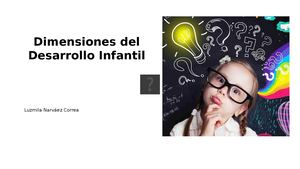 Dimensiones Del Desarrollo Infantil