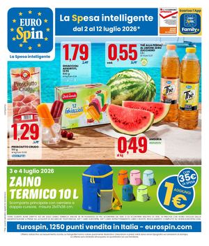 Volantino Eurospin Dal 02 Al 12 Luglio 2026
