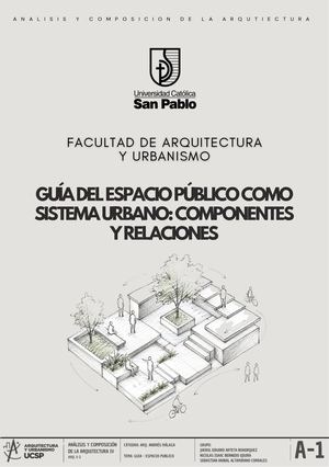 Usuario, Diseño Y Apropiación Del Espacio Público