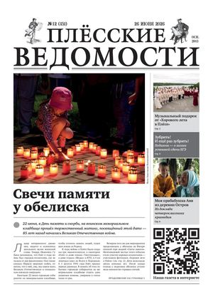 Газета "Плёсские ведомости". Выпуск № 451