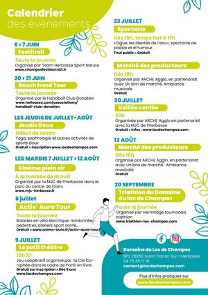 L'été à Champos 2026