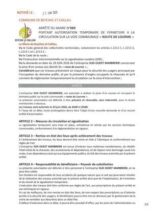 2026 06 24 N° 089 Sud Ouest Marbrerie Rte De Lourme Signé